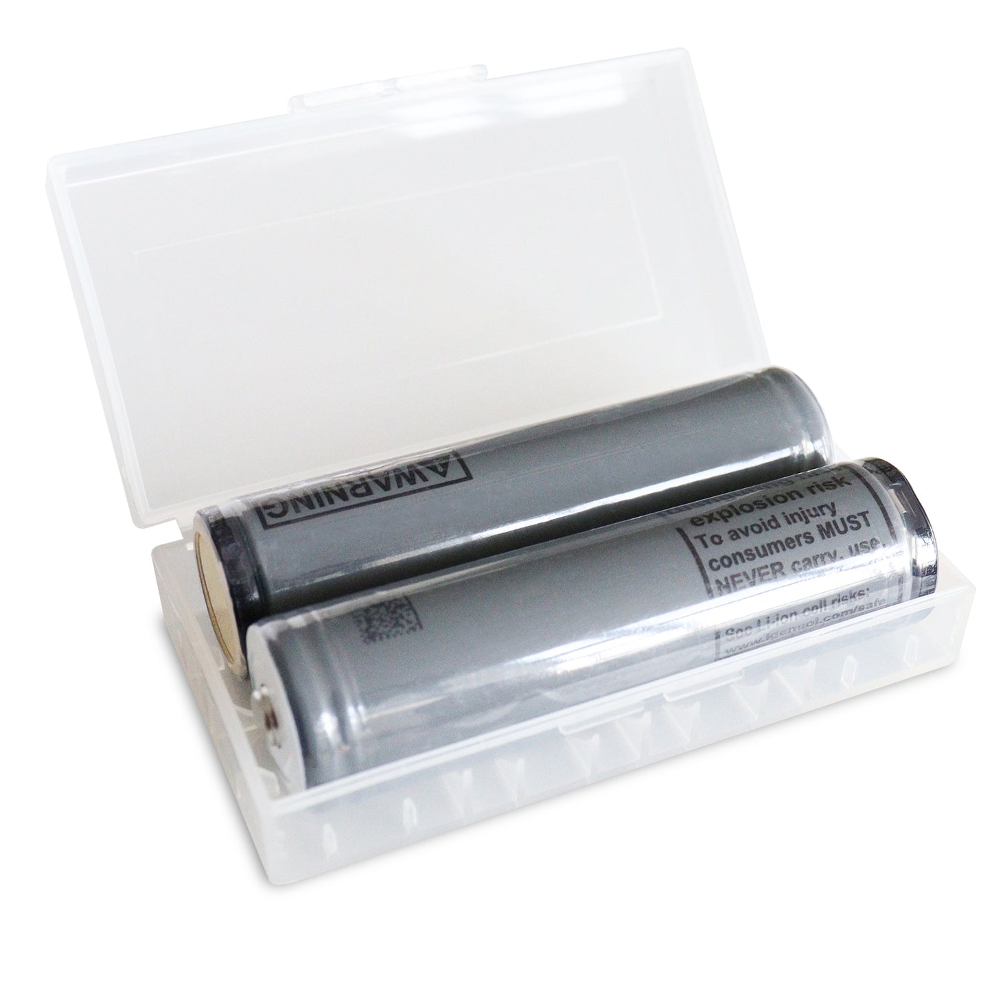 3.7V 2600mAh Protected 18650 Rechargeable Battery, Button Top, with Protection PCB, LG Cells- 2pack