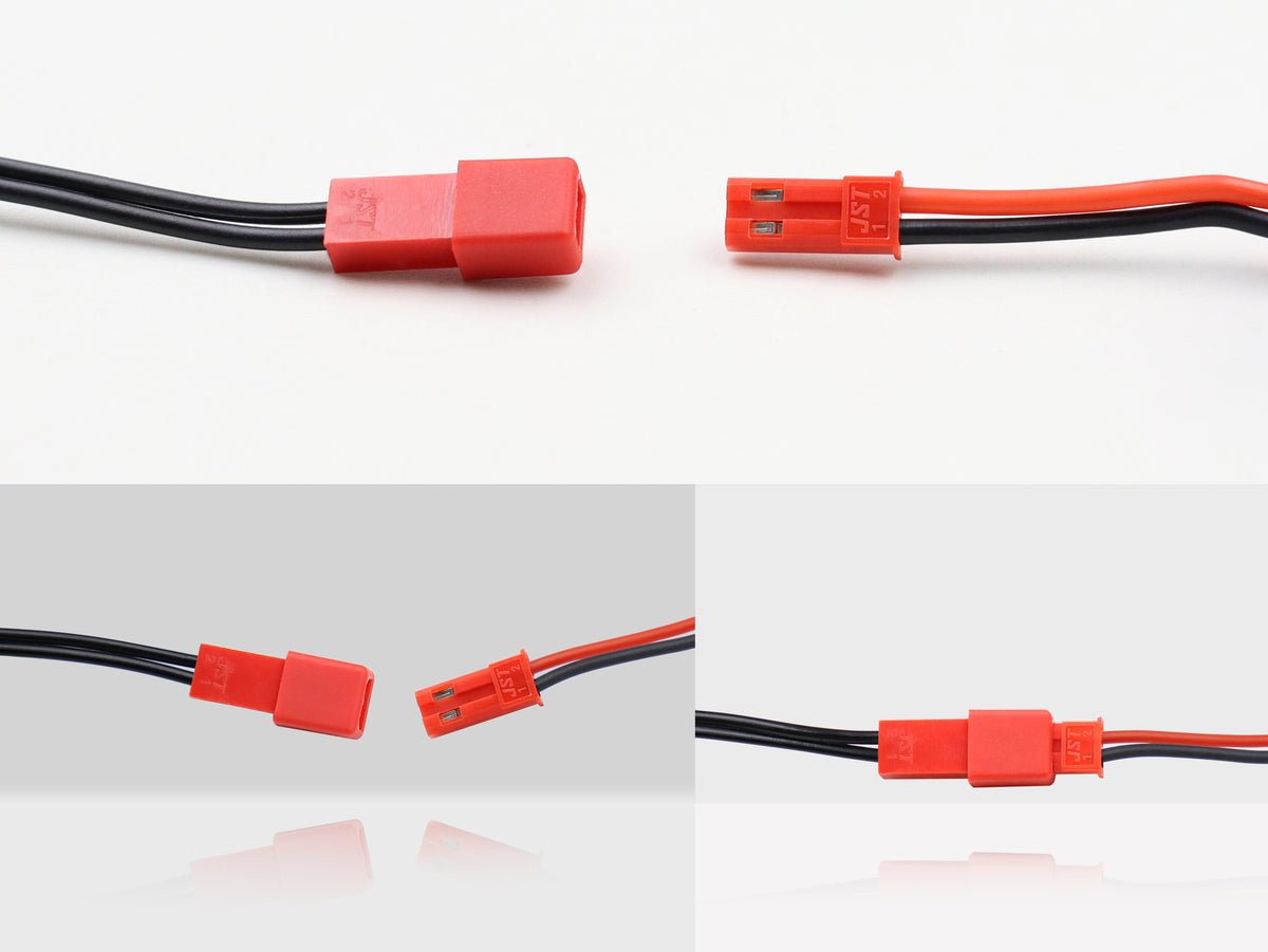 KBT 3.7V 5200mAh Li-ion Battery, JST Red Plug Connector for RC Car Toys
