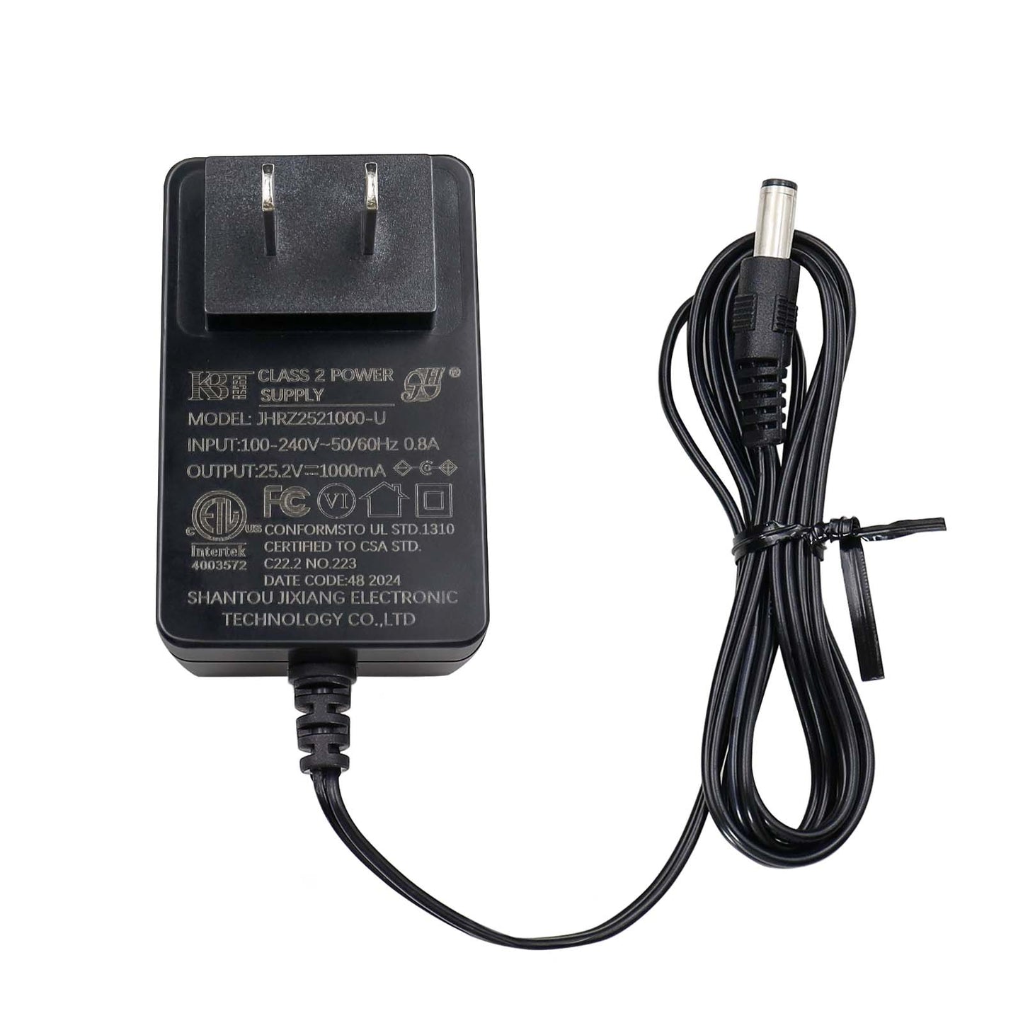KBT 24V Battery Charger 25.2V / 1A Li-ion Battery Charger (JHRZ2521000-U)