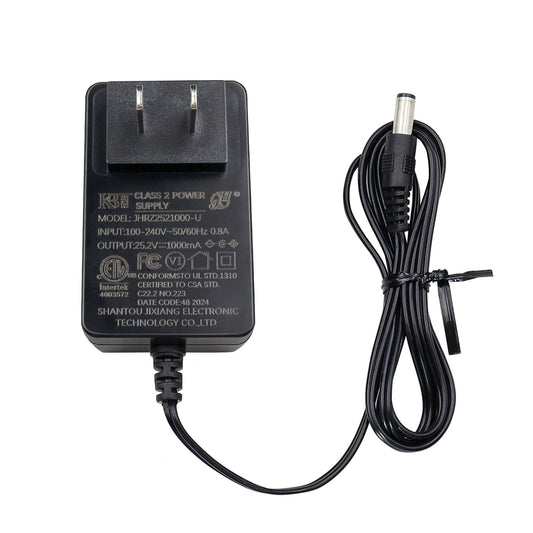 KBT 24V Battery Charger 25.2V / 1A Li-ion Battery Charger (JHRZ2521000-U)