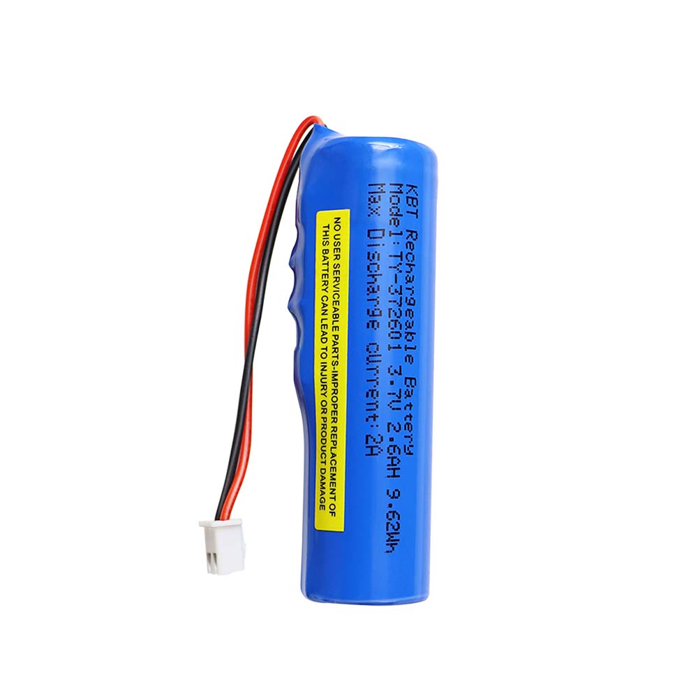 KBT 3.7V 2600mAh Li-ion Battery, JST 2.54 Connector for RC Car Toys