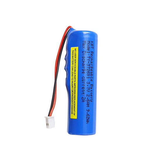 KBT 3.7V 2600mAh Li-ion Battery, JST 2.54 Connector for RC Car Toys